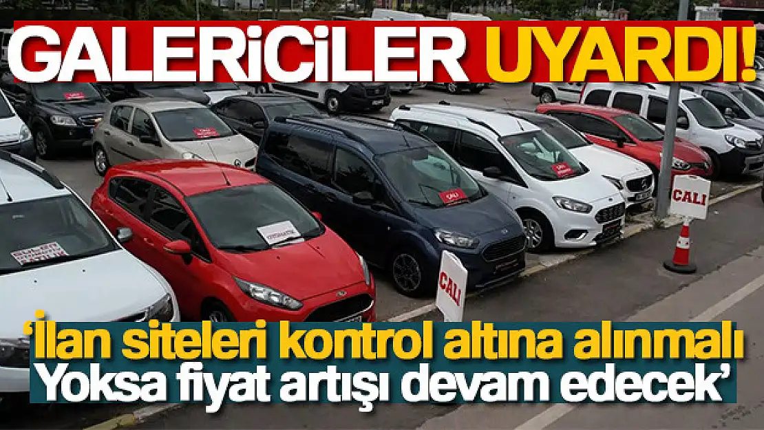 Galericiler uyardı: 'İlan siteleri kontrol altına alınmalı. Yoksa fiyat artışı devam edecek'