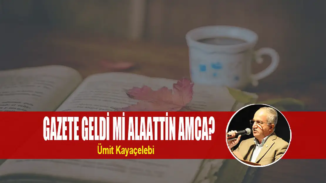 GAZETE GELDİ Mİ ALAATTİN AMCA?