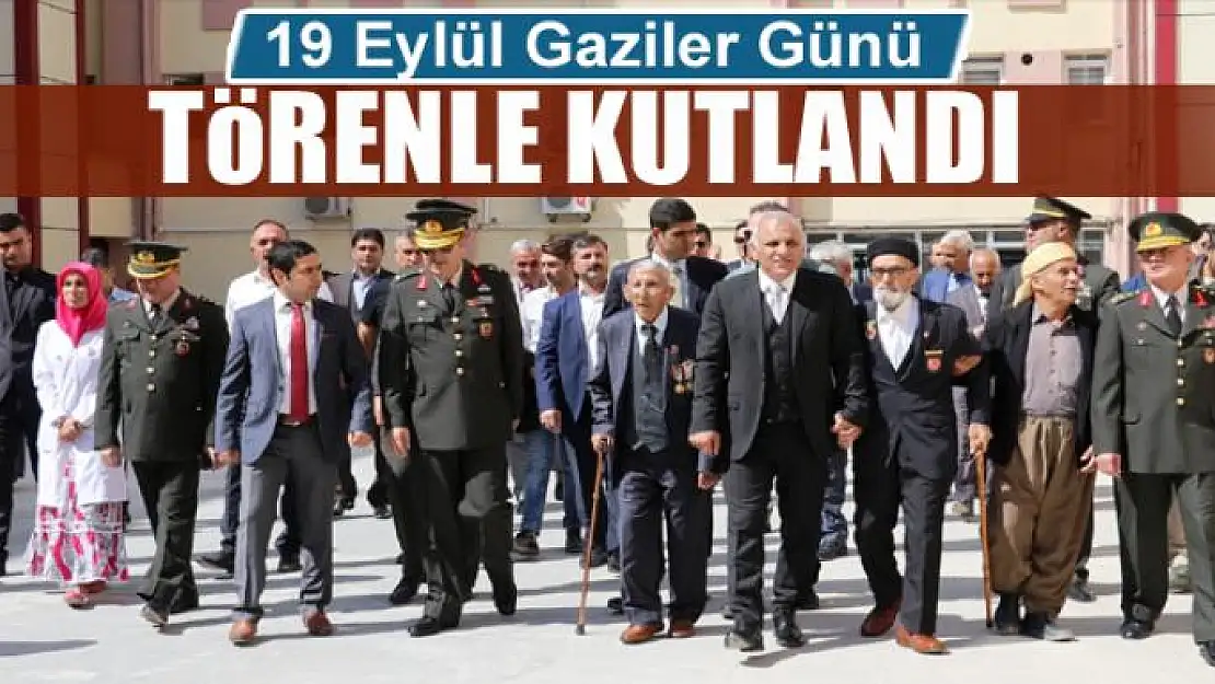 19 Eylül Gaziler Günü törenle kutlandı