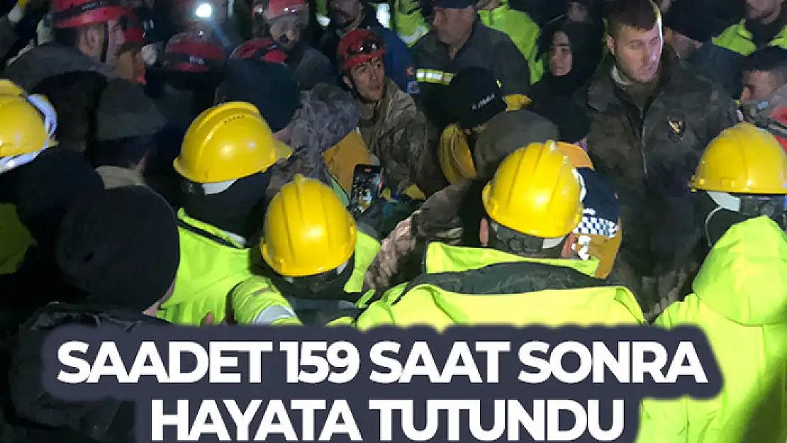 Genç kız 159 saat sonra enkazdan sağ olarak çıkartıldı