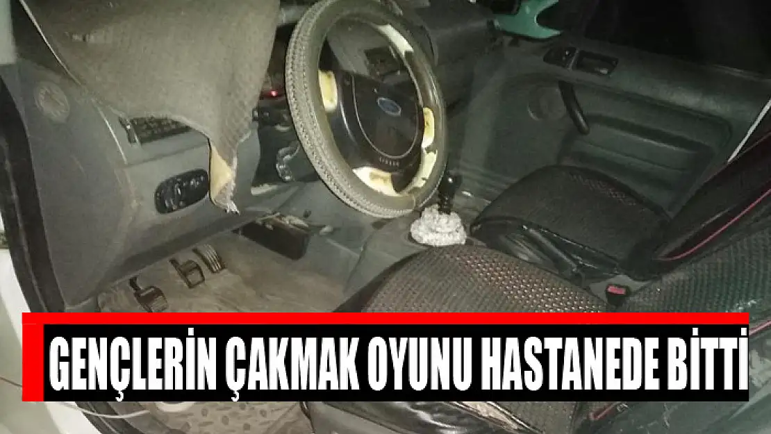 Gençlerin çakmak oyunu hastanede bitti