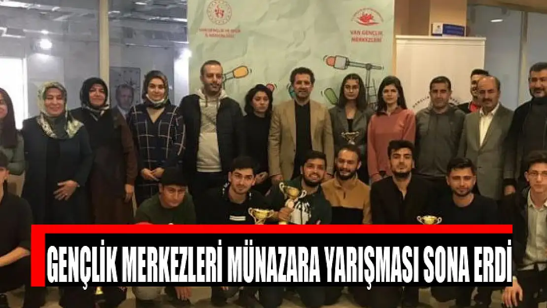 Gençlik Merkezleri Münazara Yarışması sona erdi