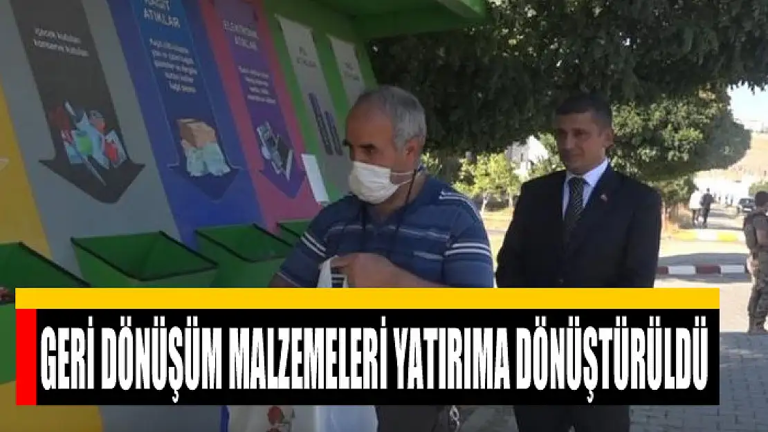 Geri dönüşüm malzemeleri yatırıma dönüştürüldü