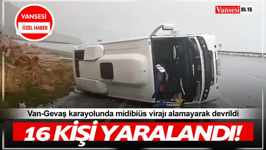 Gevaş'ta trafik kazası: 2 yaralı!