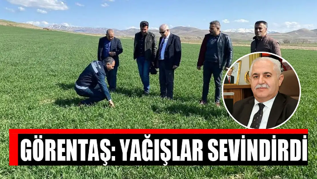 Görentaş: Yağışlar sevindirdi