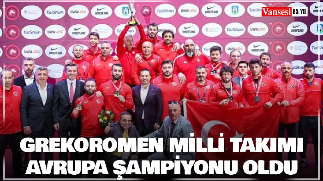 Grekoromen Milli Takımı, Avrupa şampiyonu oldu