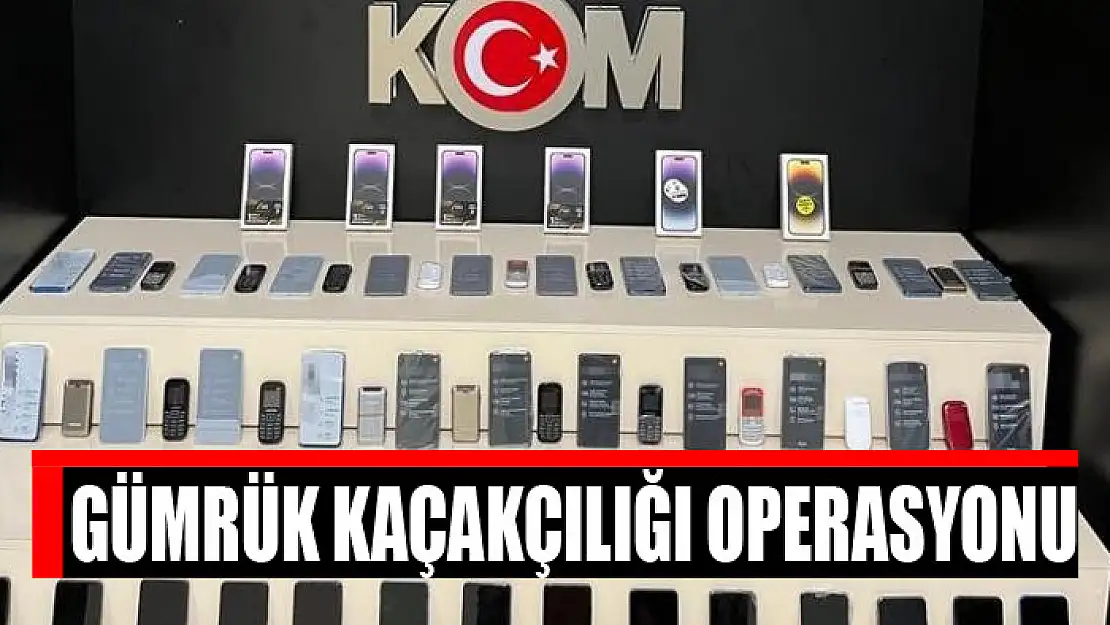 Gümrük kaçakçılığı operasyonu