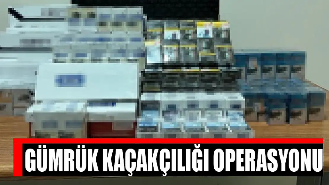 Gümrük kaçakçılığı operasyonu