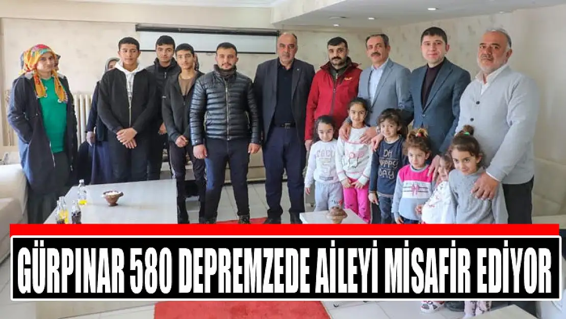 Gürpınar 580 depremzede aileyi misafir ediyor