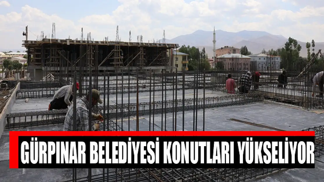 Gürpınar Belediyesi konutları yükseliyor