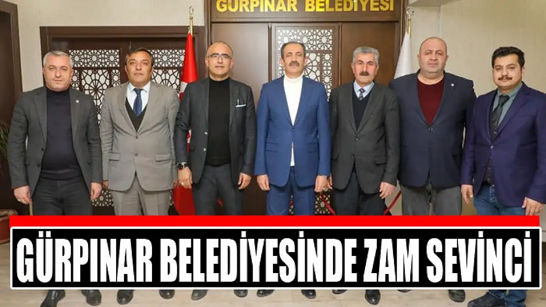 Gürpınar Belediyesinde zam sevinci