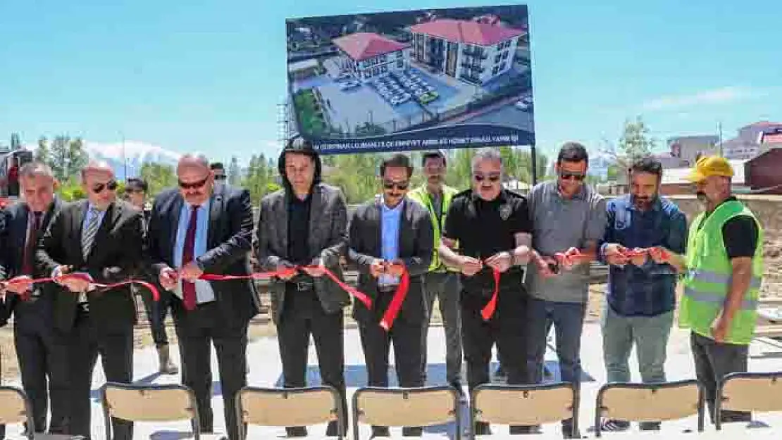 Gürpınar'da emniyet binalarının temel atma töreni gerçekleşti