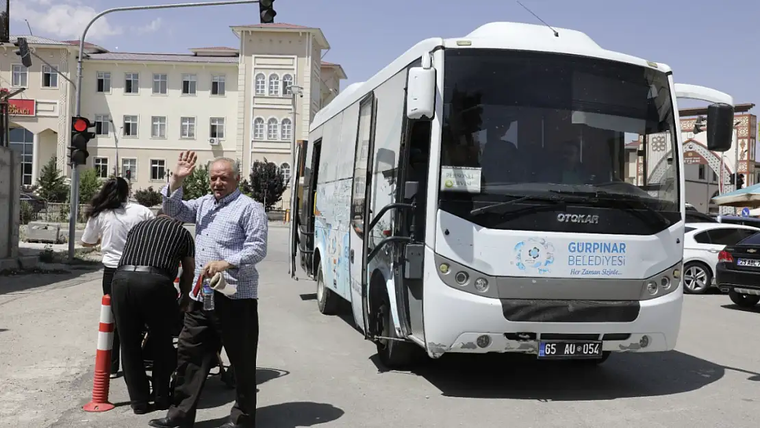 Gürpınar'da ücretsiz ulaşım hizmeti