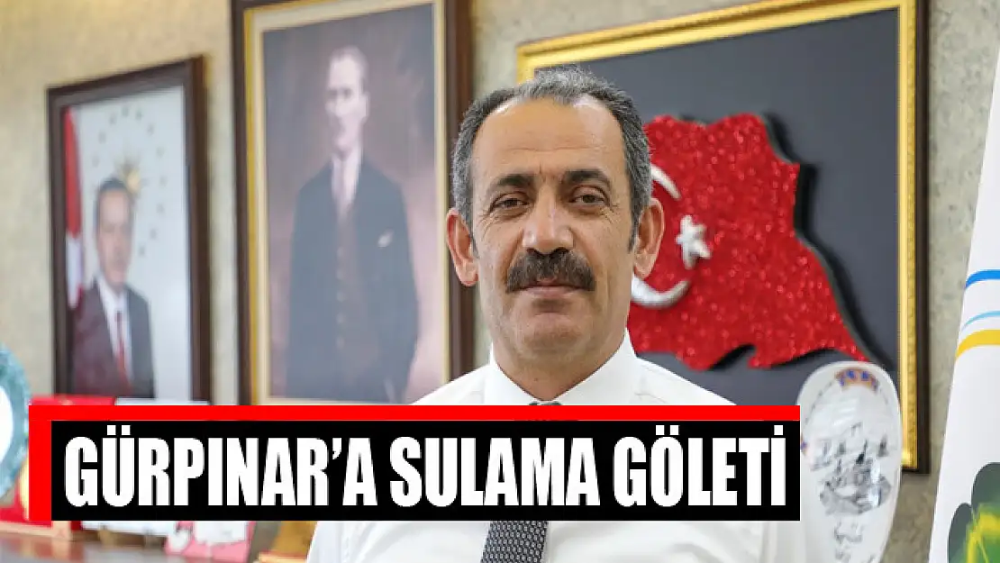 Gürpınar'a sulama göleti