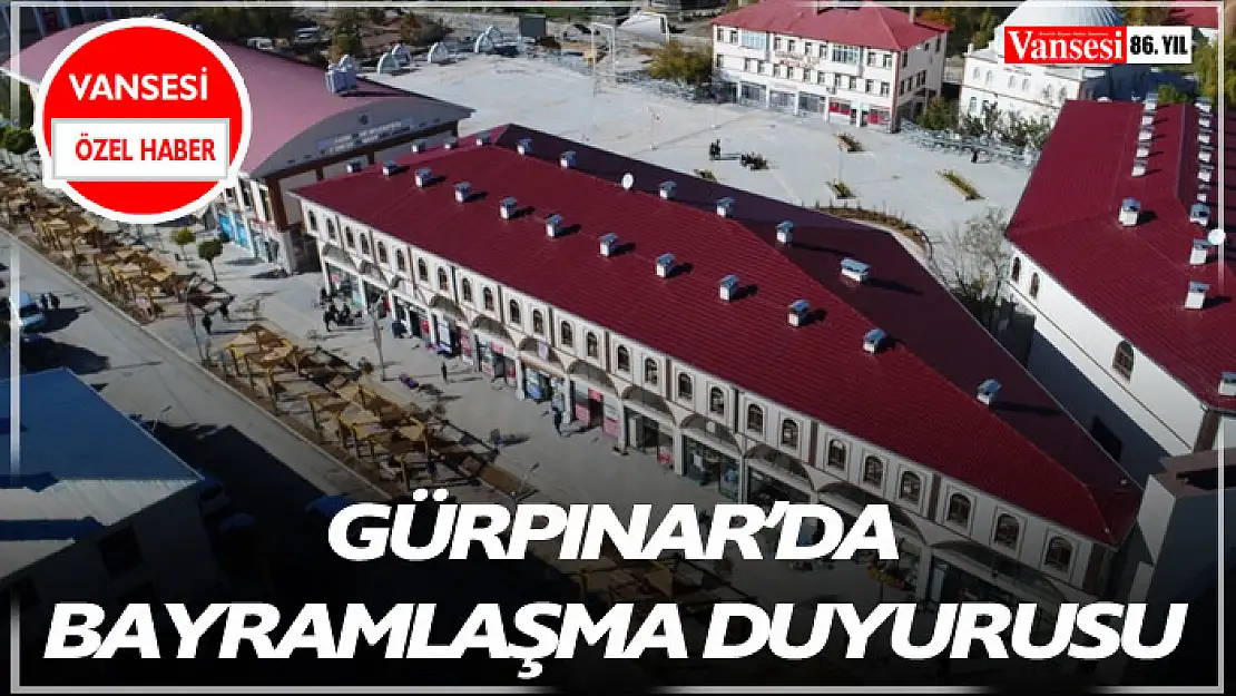 Gürpınar'da bayramlaşma duyurusu