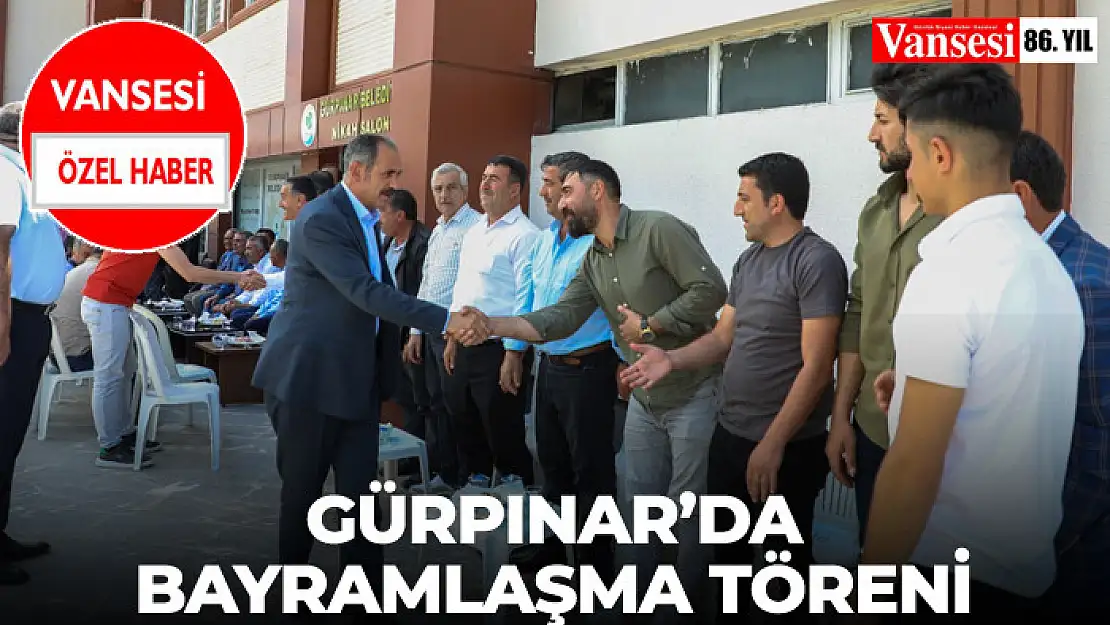 Gürpınar'da bayramlaşma töreni