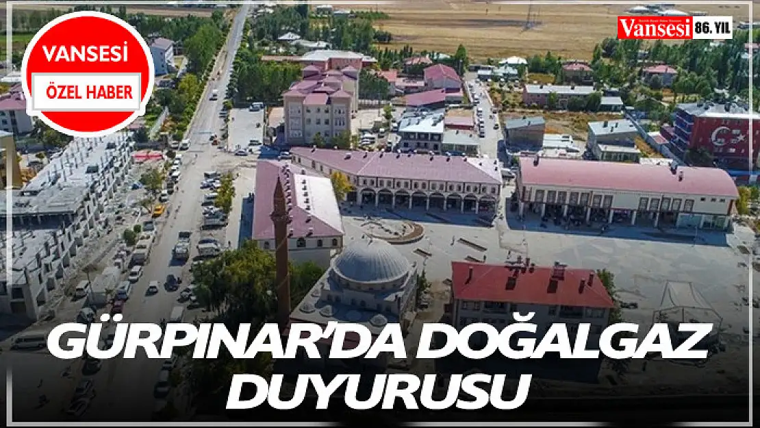 Gürpınar'da doğalgaz duyurusu