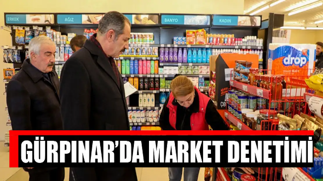 Gürpınar'da market denetimi