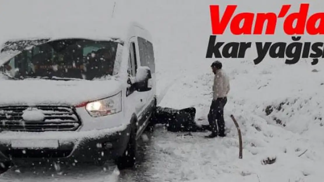 Van'da kar yağışı