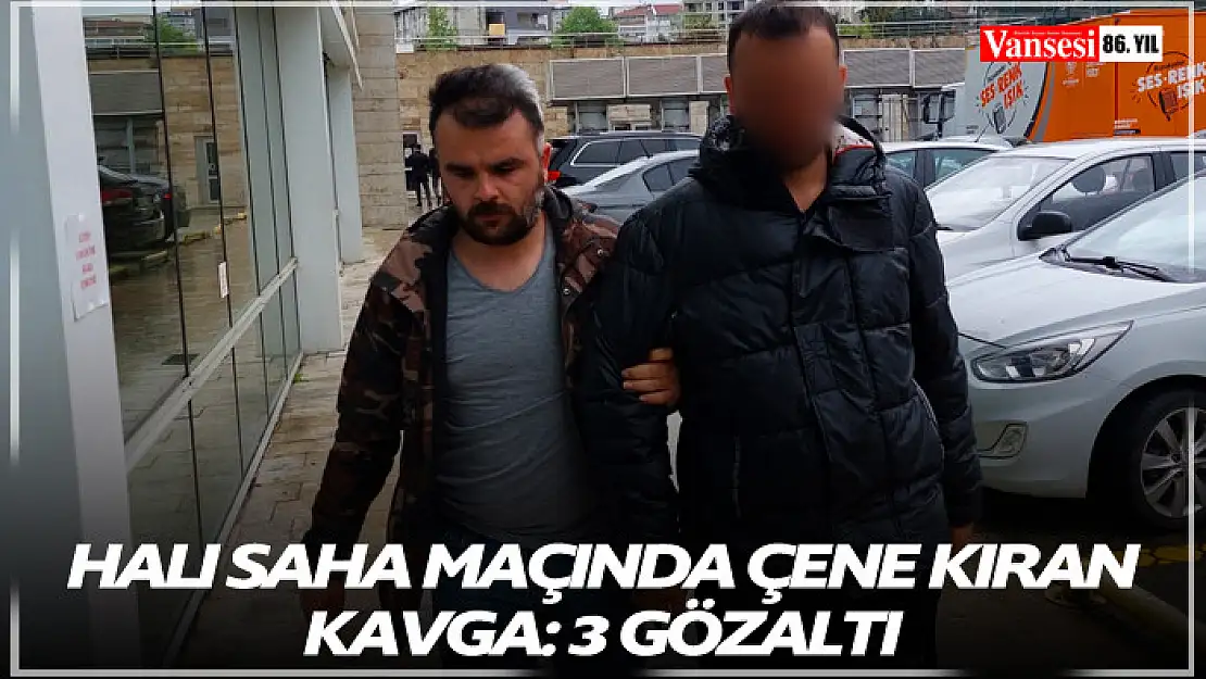 Halı saha maçında çene kıran kavga: 3 gözaltı