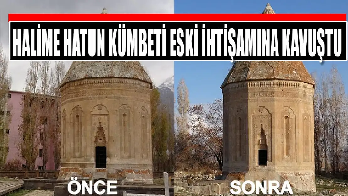 Halime Hatun Kümbeti eski ihtişamına kavuştu