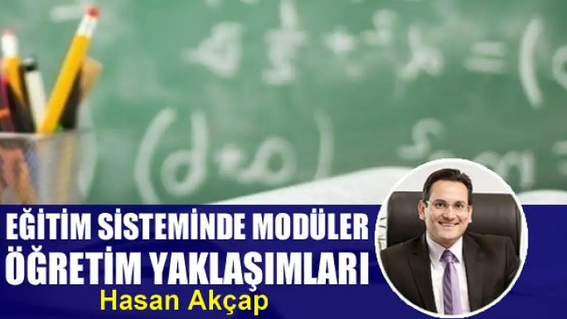 Eğitim sisteminde modüler öğretim yaklaşımları