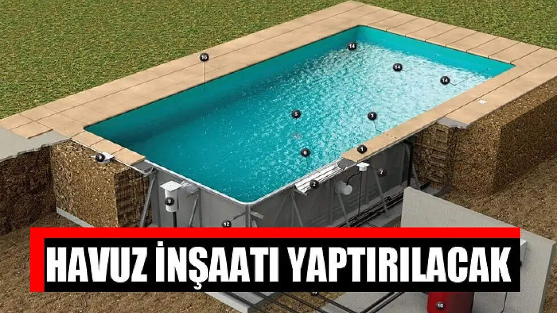 Havuz inşaatı yaptırılacak