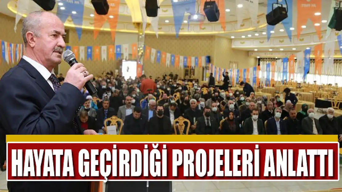 HAYATA GEÇİRDİĞİ PROJELERİ ANLATTI