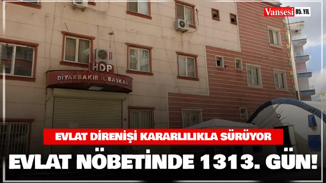 HDP il binası önündeki evlat direnişi kararlılıkla sürüyor