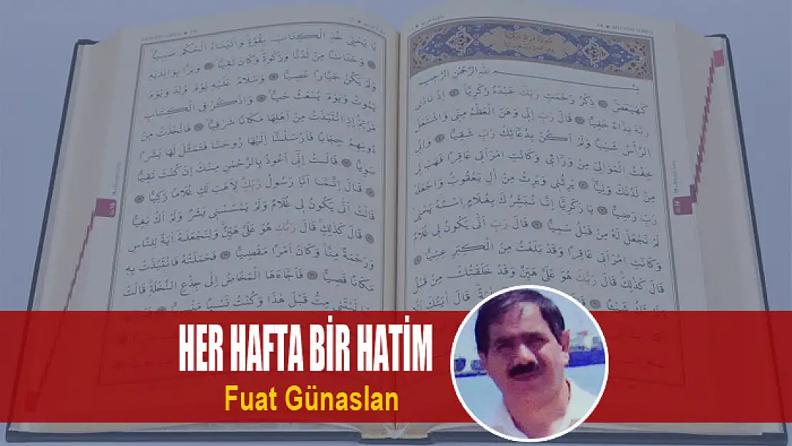 HER HAFTA BİR HATİM