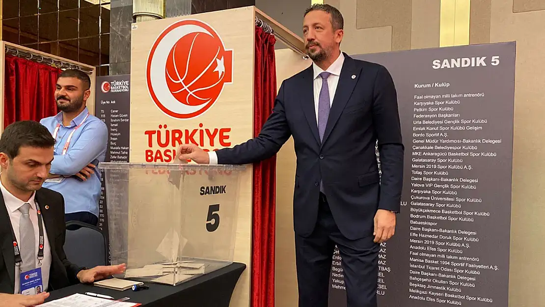 Hidayet Türkoğlu yeniden Türkiye Basketbol Federasyonu başkanı seçildi