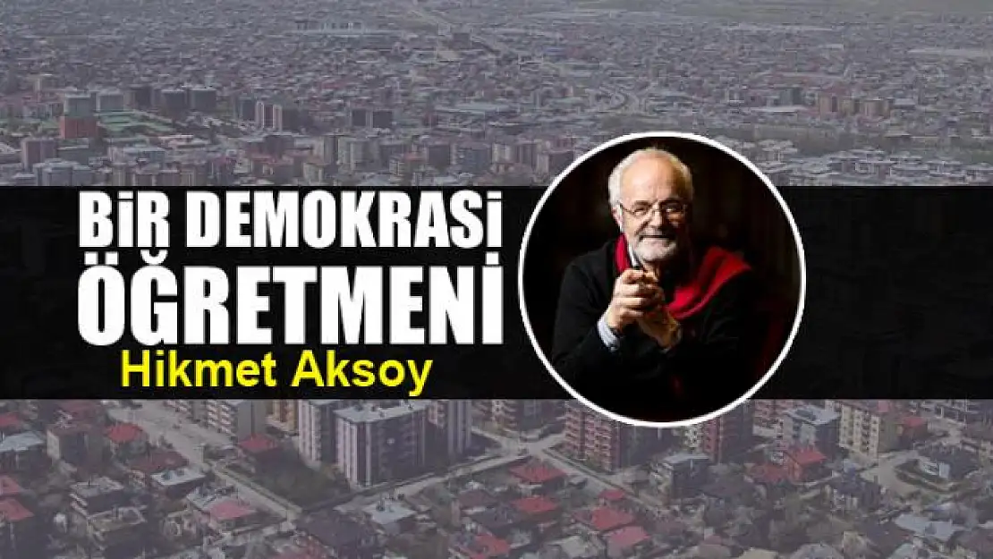 Bir demokrasi öğretmeni