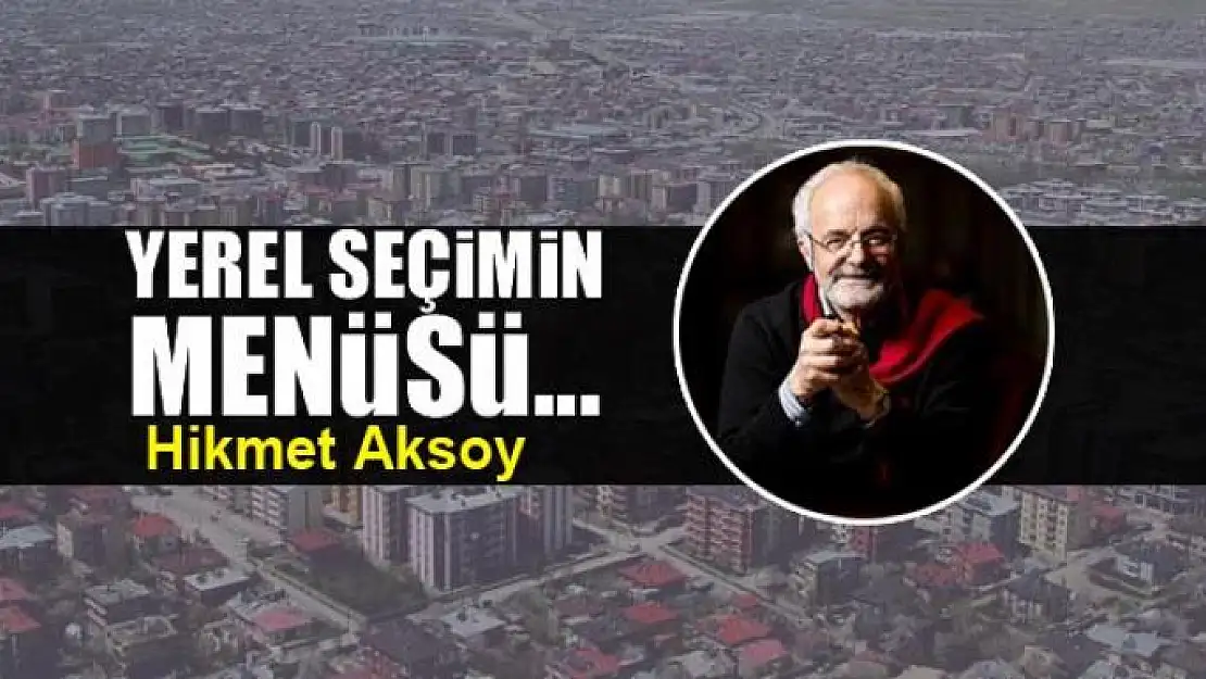 Yerel seçimin menüsü...