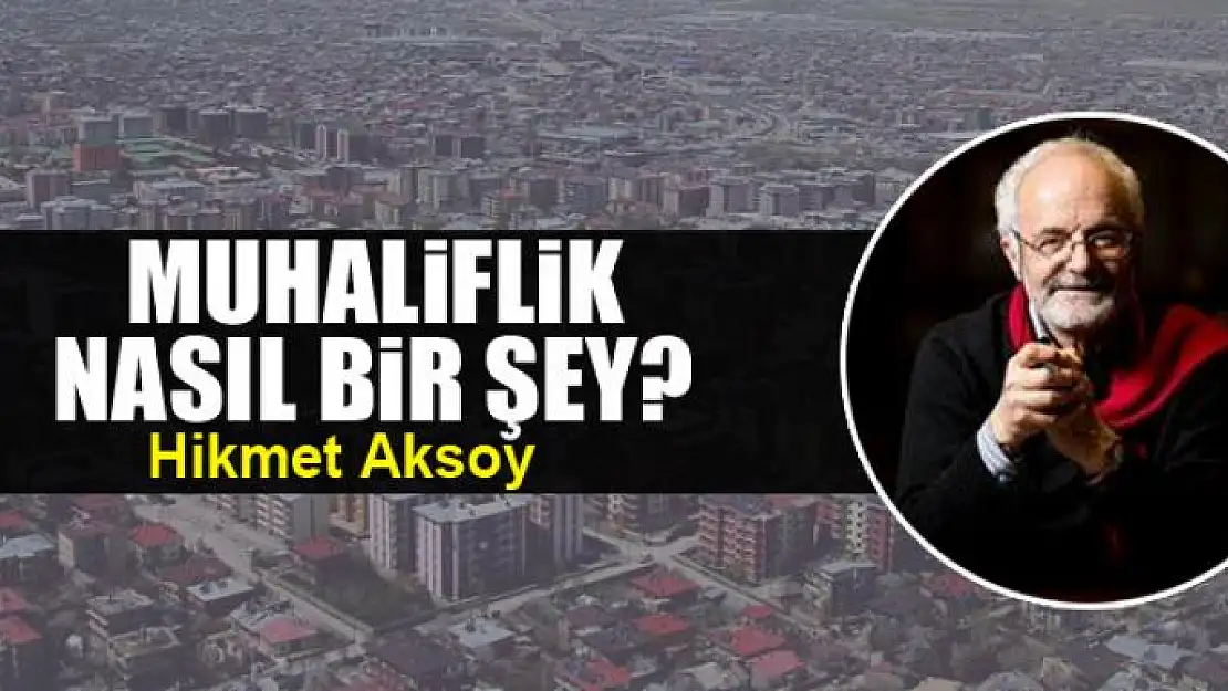 Muhaliflik nasıl bir şey?