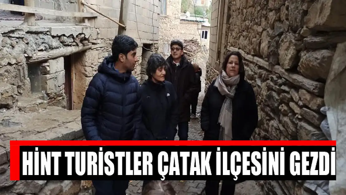 Hint turistler Çatak ilçesini gezdi