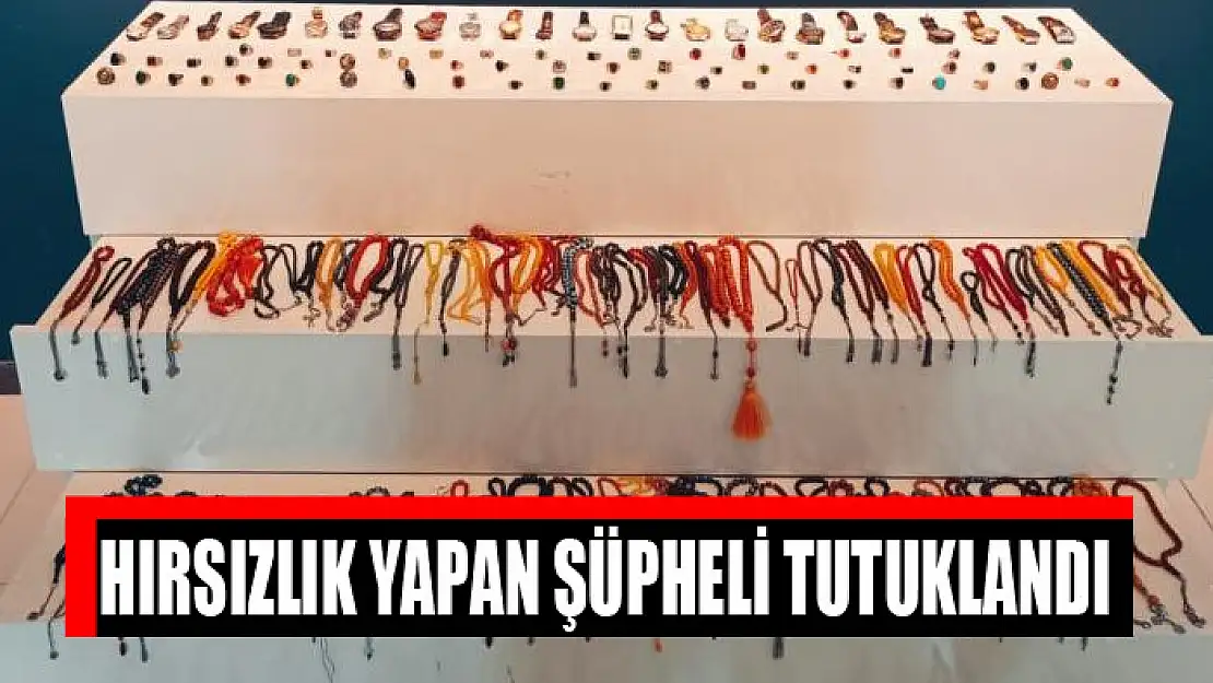 Hırsızlık yapan şüpheli tutuklandı