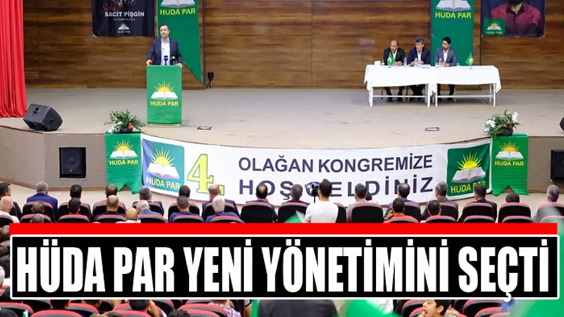 HÜDA PAR yeni yönetimini seçti