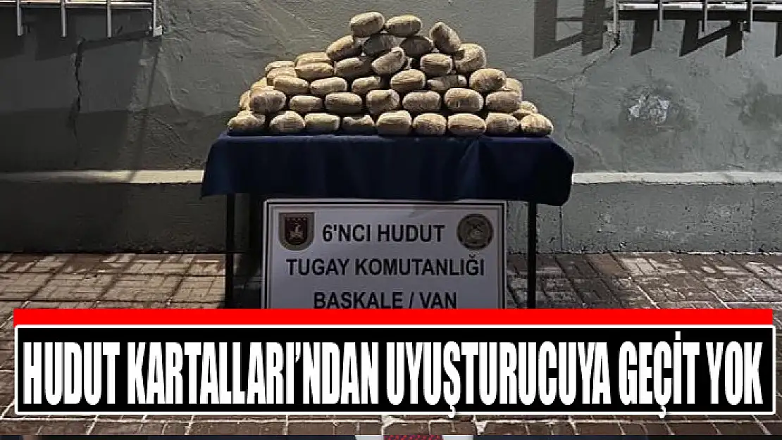 Hudut Kartalları'ndan uyuşturucuya geçit yok