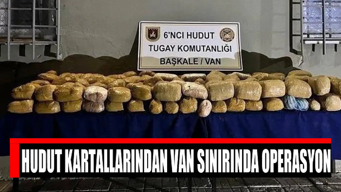 Hudut Kartallarından Van sınırında operasyon