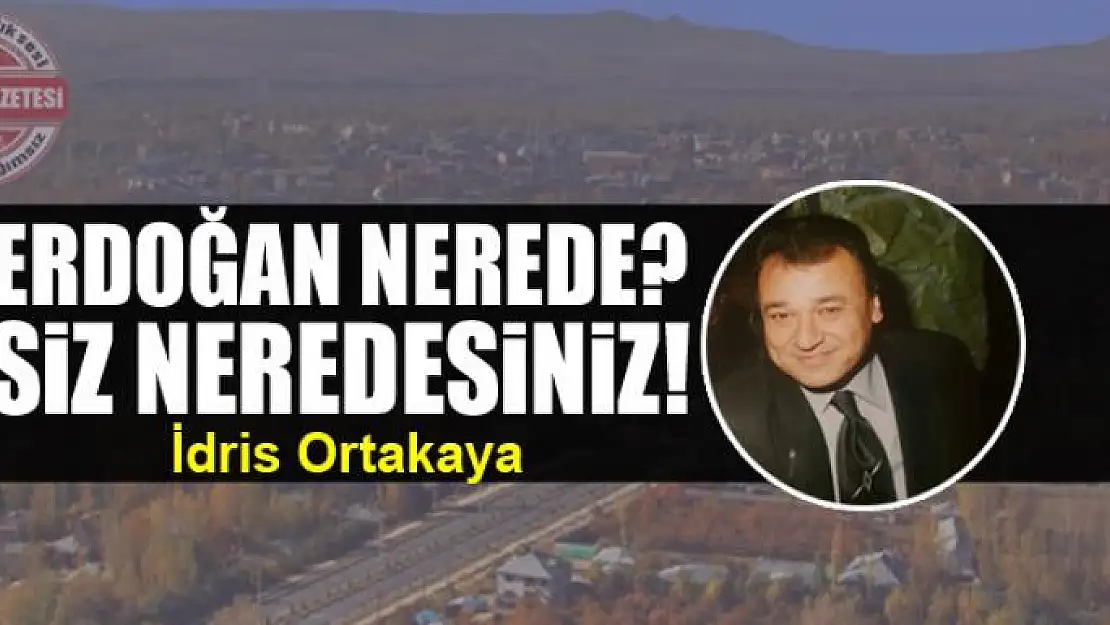 Erdoğan Nerede? Siz Neredesiniz!