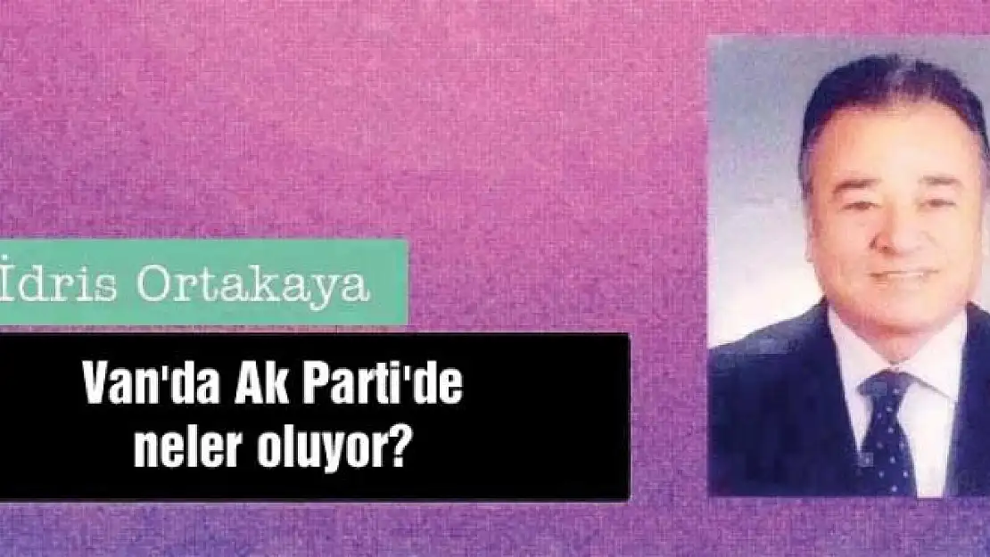 Van'da Ak Parti'de neler oluyor?