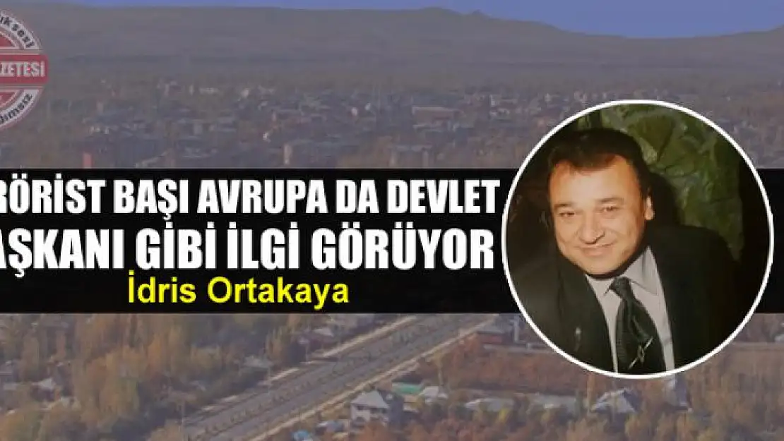 Terörist başı Avrupa'da devlet başkanı gibi ilgi görüyor