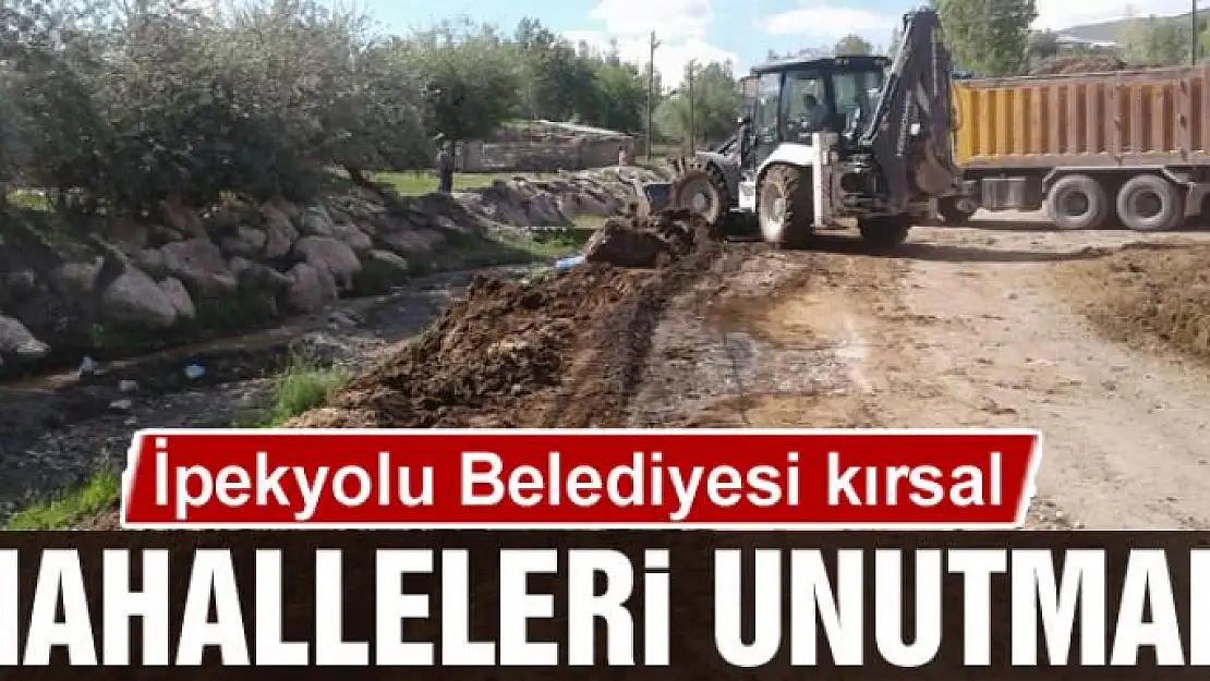 İpekyolu Belediyesi kırsal mahalleleri unutmadı