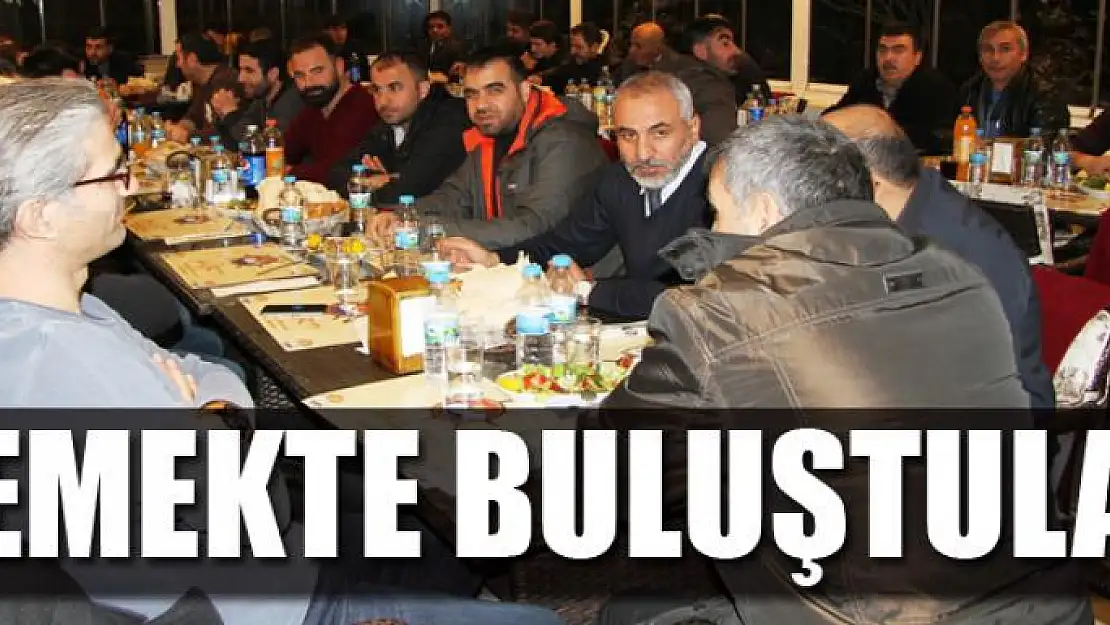 Gazeteciler Yemekte Buluştu