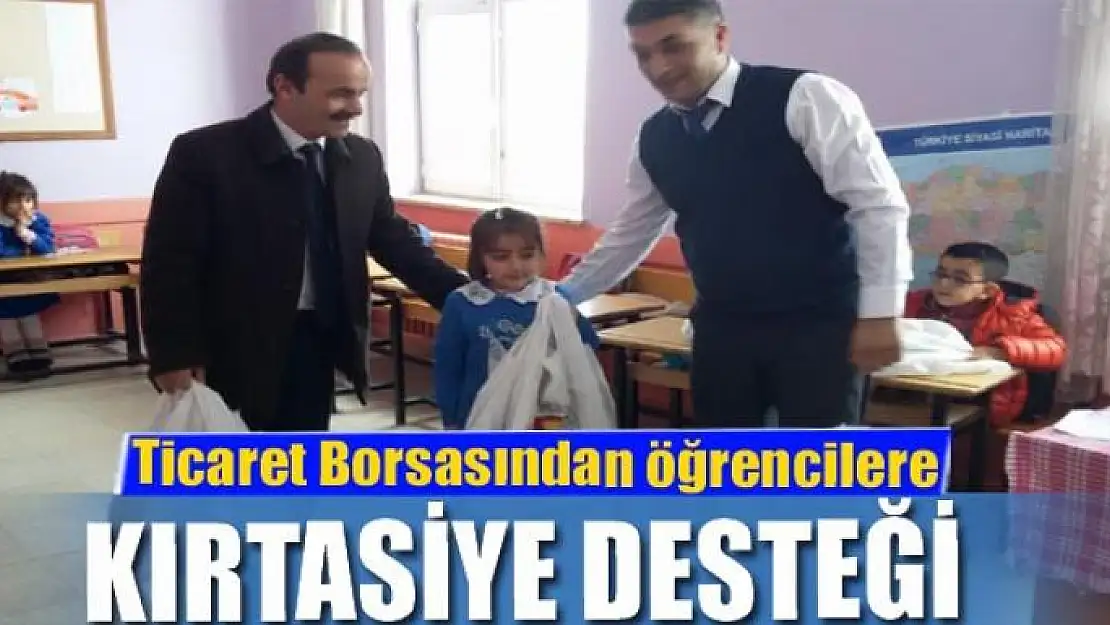 Van Ticaret Borsasından öğrencilere kırtasiye desteği