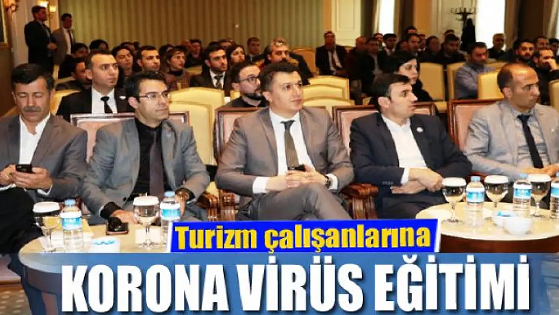 Turizm çalışanlarına korona virüs eğitimi