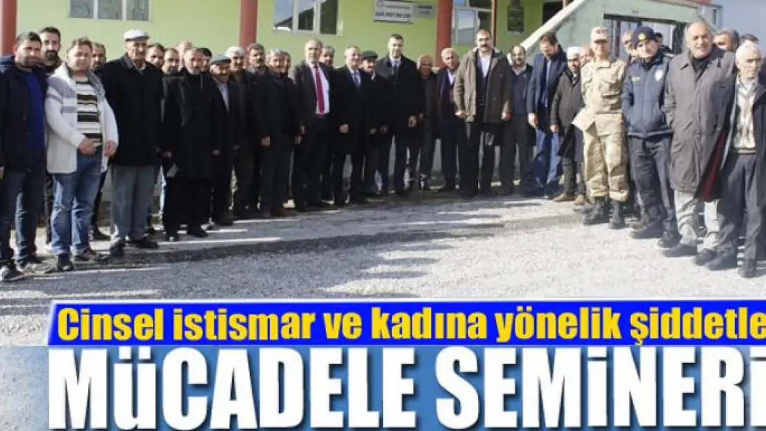 Muradiye'de cinsel istismar ve kadına yönelik şiddetle mücadele semineri