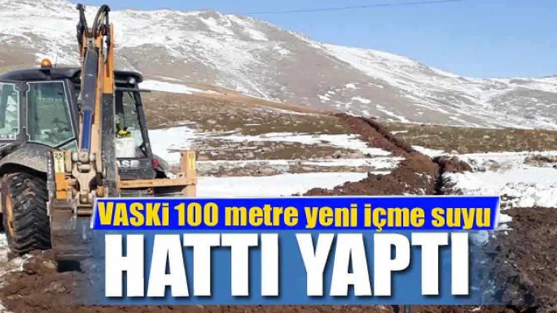 VASKİ'den içme suyu çalışması 