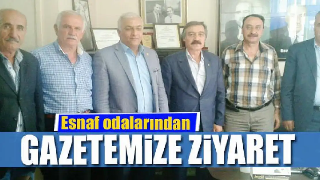 Esnaf odalarından gazetemize ziyaret