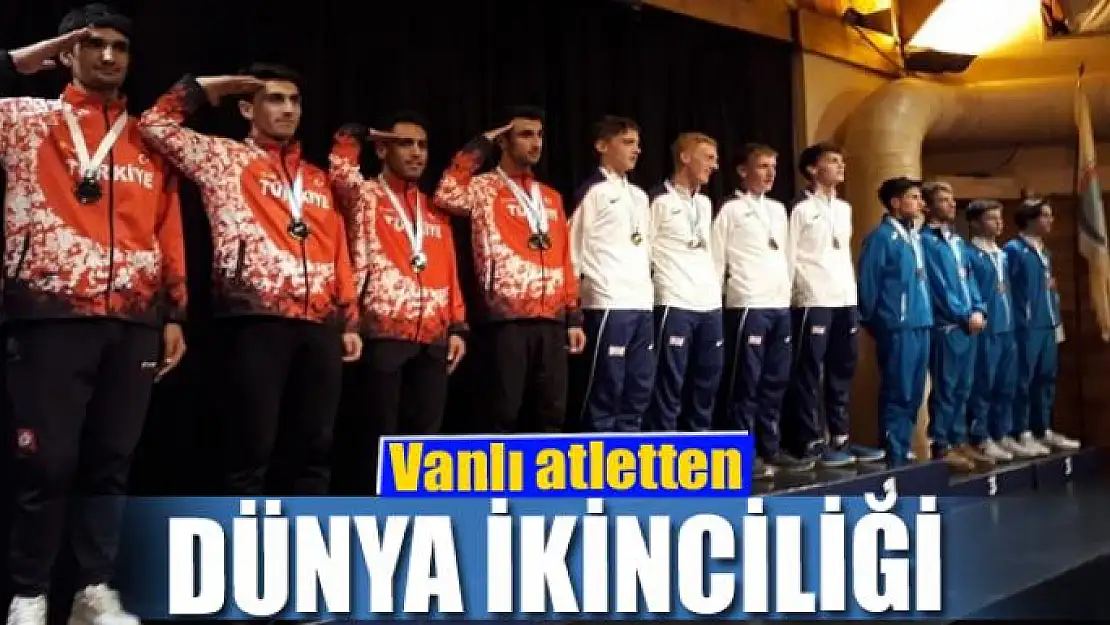 Vanlı atletten dünya ikinciliği